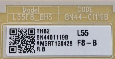 FUENTE PARA TV SAMSUNG / NUMERO DE PARTE BN44-01119B / BN4401119B / 01119B / L55F8_BHS / NUMERO DE PANEL CY-QB055FHAV1H / MODELO QN55LS03BDF / QN55LS03BDFXZA AA01 / QN55LS03BAFXZA / QN55LS03BAFXZA CB06 - Imagen 2